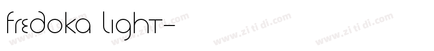 Fredoka Light字体转换